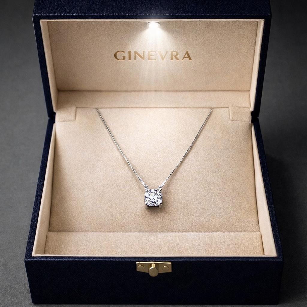 Collana Moissanite 1 Carato – Pure Light Collection