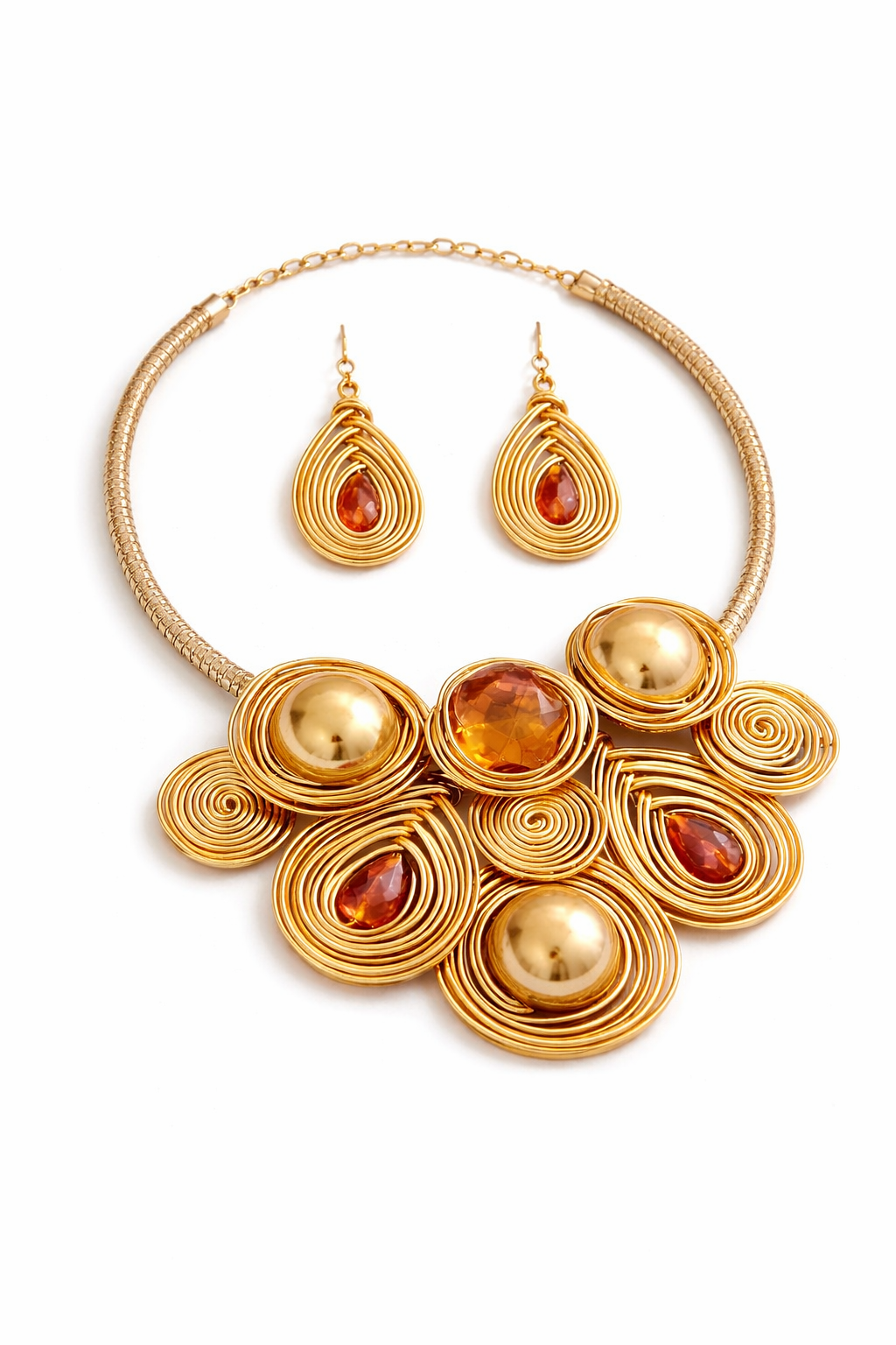 Set Collana & Orecchini Intreccio Imperiale