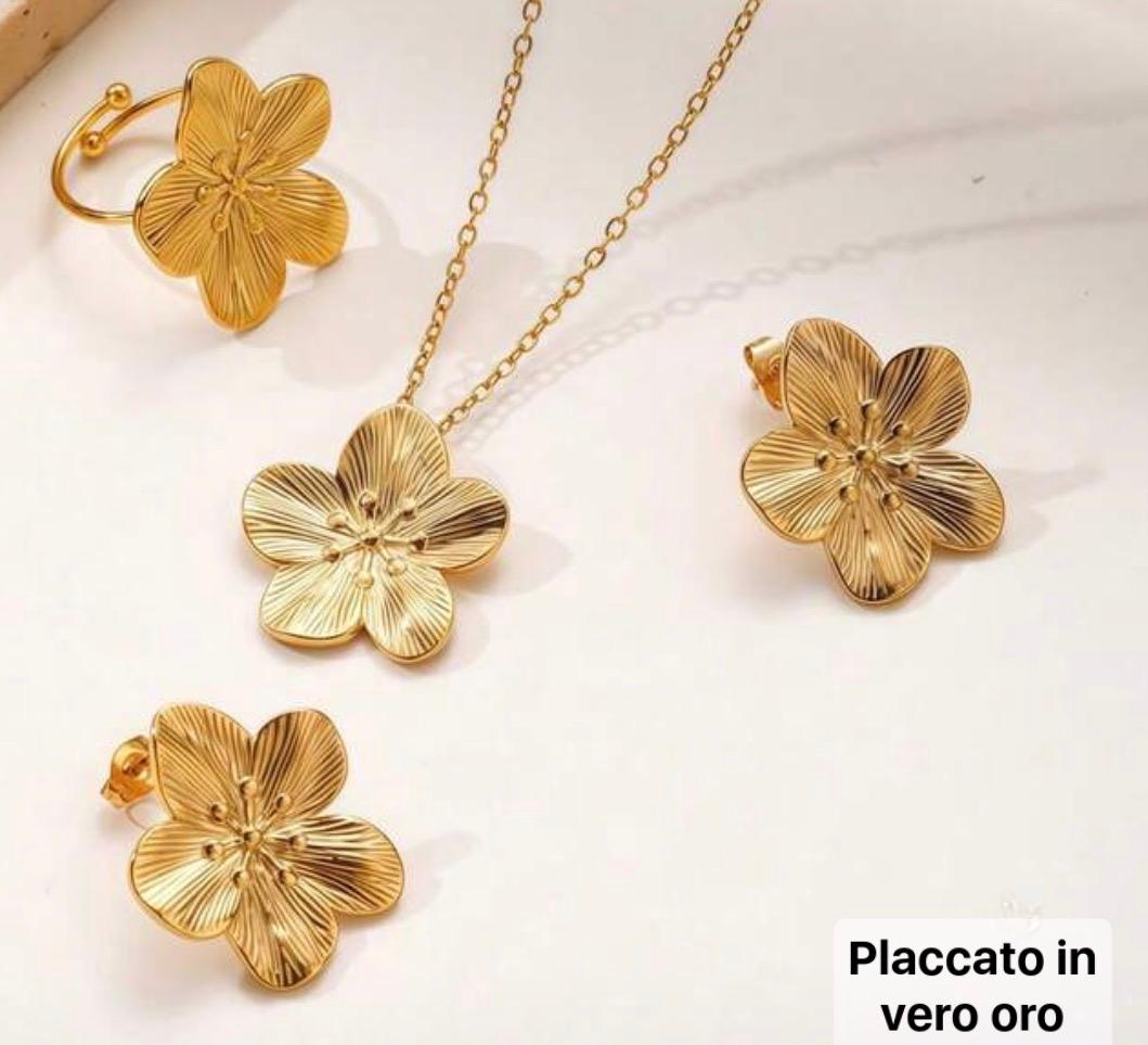 Set 3 Pezzi – Collezione Fiore a 5 Petali