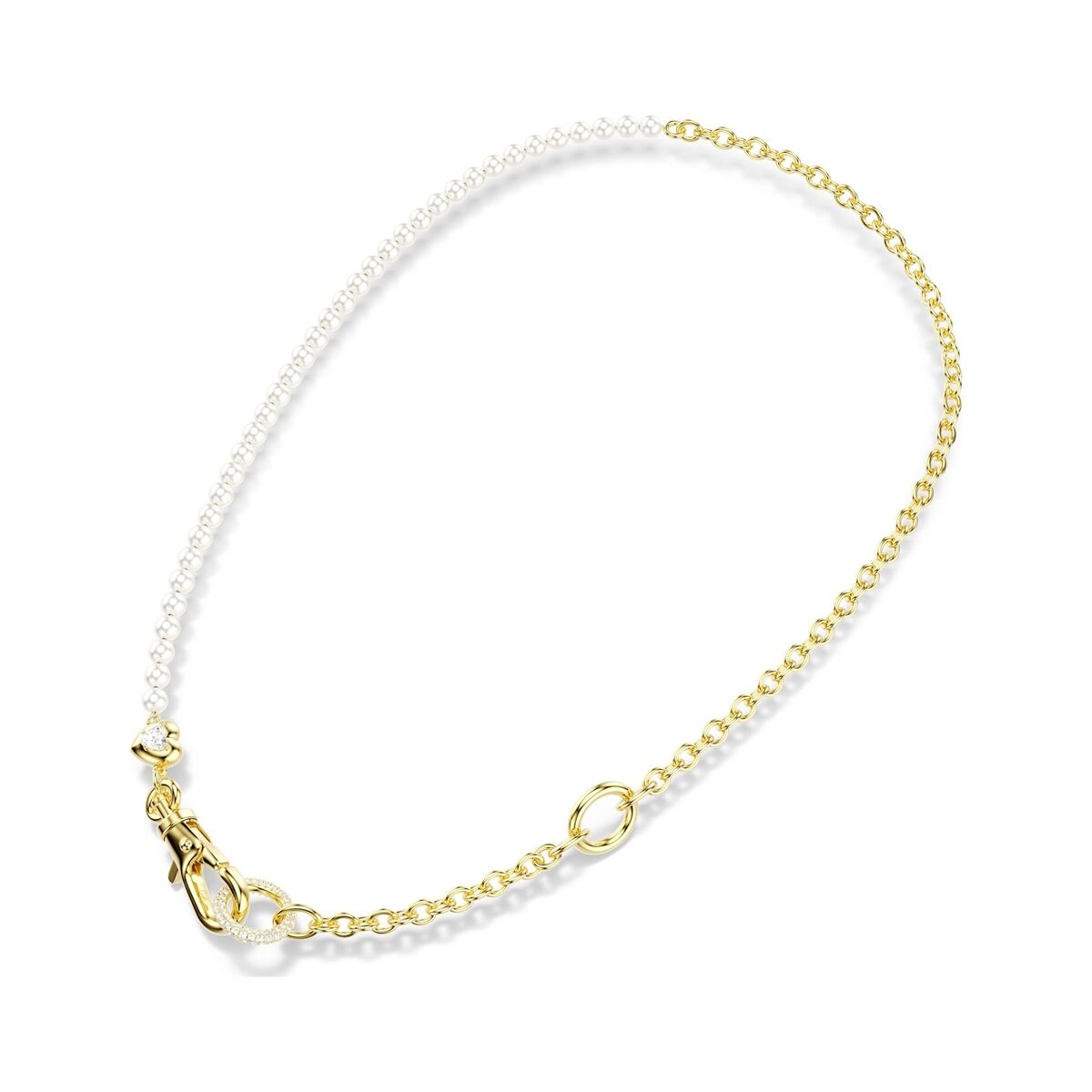 Collana Donna Swarovski 5742961 Bianco Dorato