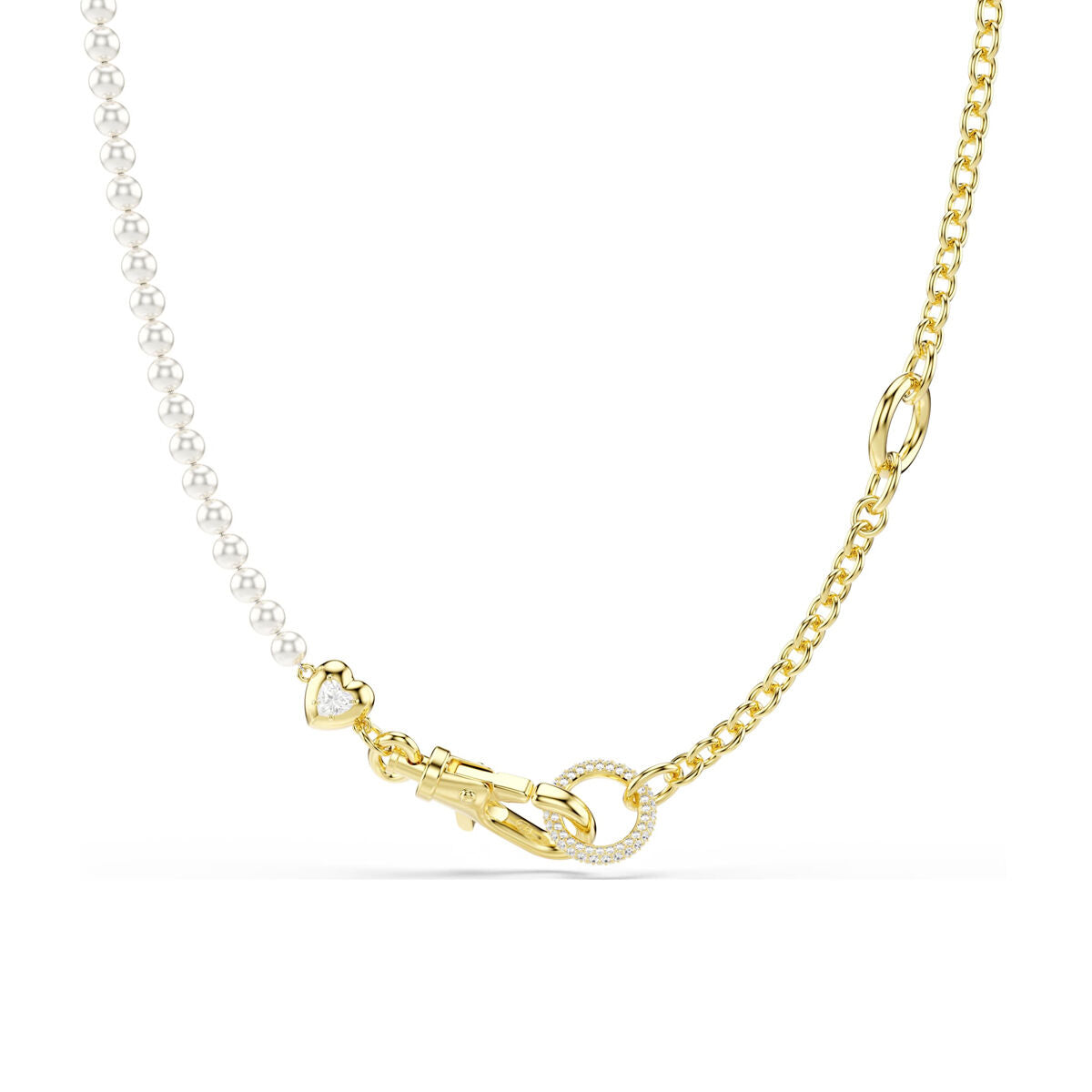 Collana Donna Swarovski 5742961 Bianco Dorato